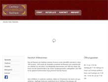 Tablet Screenshot of gasthaus-henneberger.de